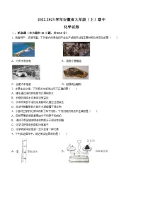 安徽省合肥市庐江县合肥典学教育科技有限公司2022-2023学年九年级上学期期中化学试题