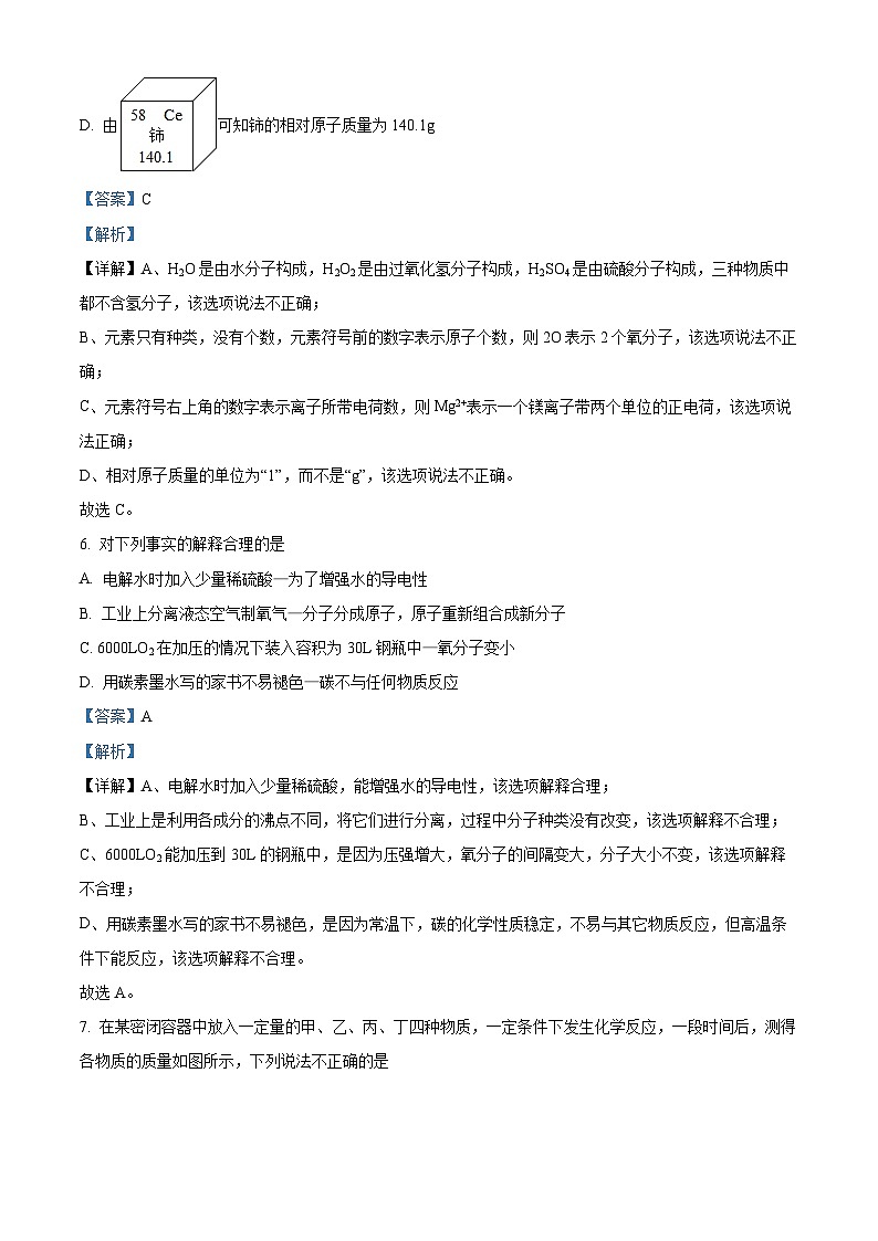 精品解析：陕西省渭南市澄城县2022-2023学年九年级上学期期末化学试题（解析版）03
