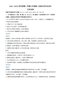 精品解析：安徽省淮南市西部地区2022-2023学年九年级上学期第三次月考化学试题（解析版）