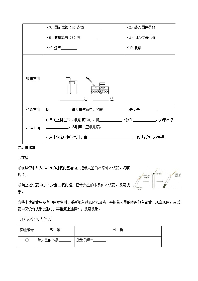 2.3 制取氧气-2023-2024学年九年级化学上册同步精品讲义+分层作业（人教版）02
