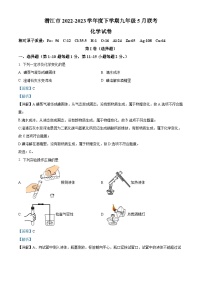 湖北省潜江市2022-2023学年九年级下学期5月月考联考化学试题（解析版）