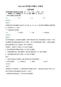 湖北省省直辖县级行政单位潜江市2022-2023学年九年级上学期12月月考化学试题（解析版）