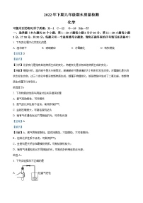 湖南省邵阳市新邵县酿溪镇新航初级中学等2校2022-2023学年九年级上学期期末化学试题（解析版）