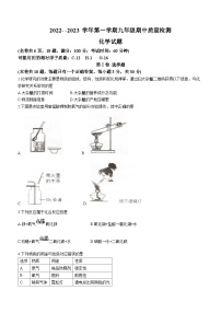 福建省福州市闽清县2022-2023学年九年级上学期期中化学试题