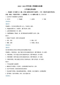 精品解析：江西省宜春市高安市2022-2023学年八年级上学期期末化学试题（解析版）