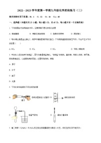 广东省茂名市高州市部分学校2022-2023学年九年级上学期质检练习（三）化学试题
