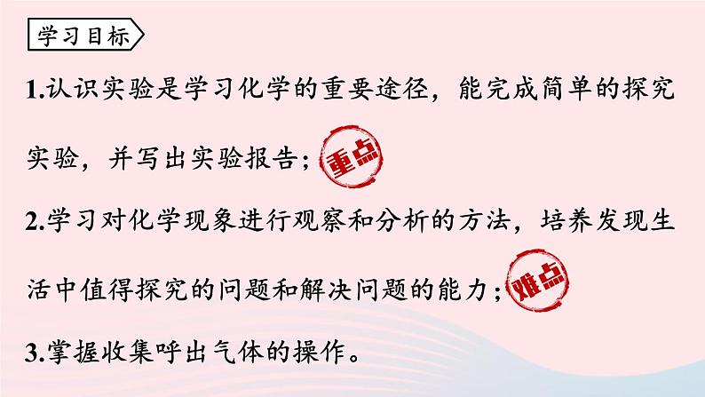 第一单元走进化学世界课题2化学是一门以实验为基础的科学第二课时课件（人教版九上）02