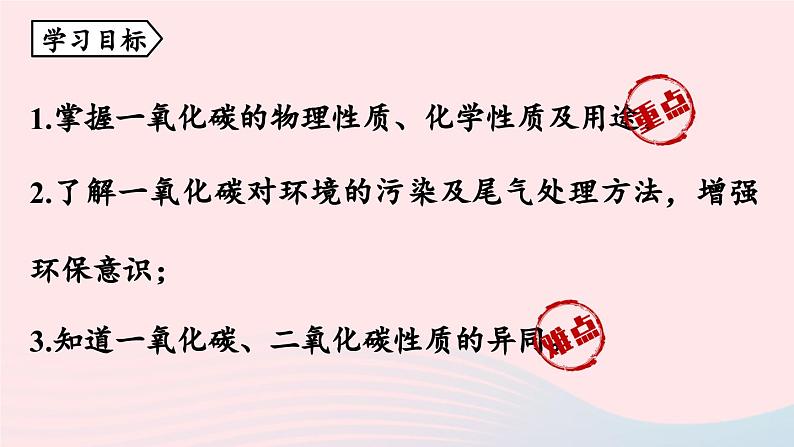 第六单元碳和碳的氧化物课题3二氧化碳和一氧化碳第二课时课件（人教版九上）第2页