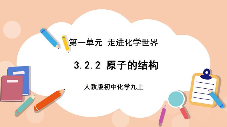 人教版初中化学九上 3.2.2《原子的结构》课件01