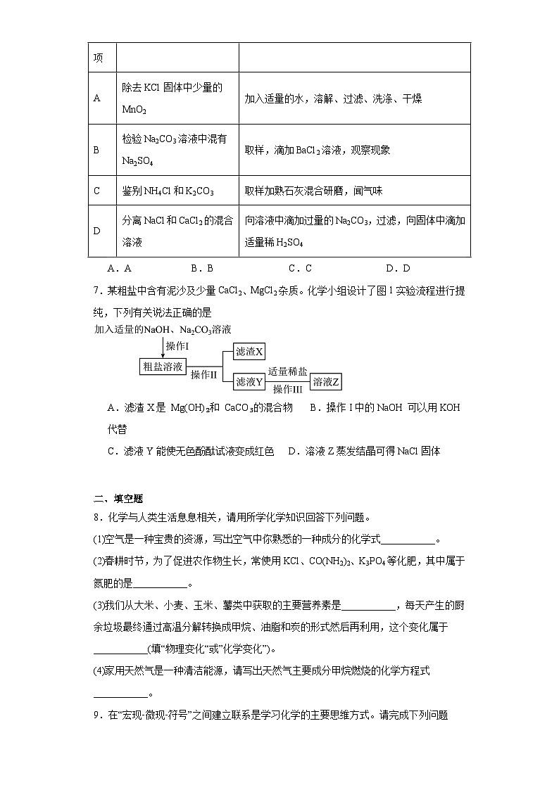 2023年贵州省贵阳市开阳县中考模拟化学试题（含解析）02