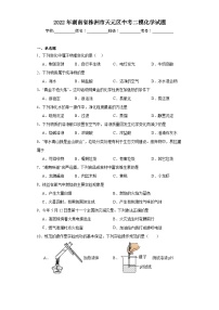 2022年湖南省株洲市天元区中考二模化学试题（含解析）