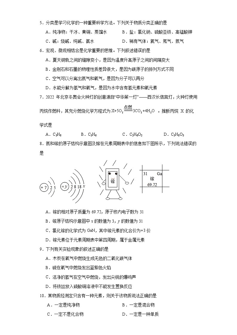 2023年湖南省娄底市部分校联考初中学业冲刺作业（四）化学试题（含解析）第2页