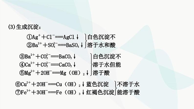 人教版中考化学复习重难突破12物质(或离子)的共存练习课件第5页