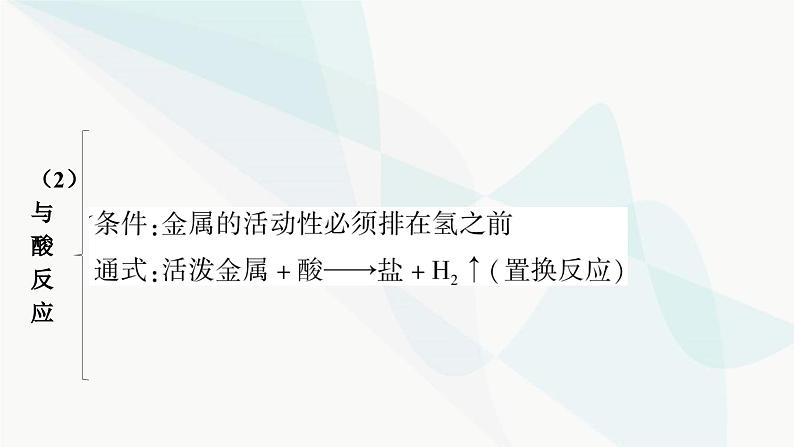 人教版中考化学复习第八单元金属和金属材料第2课时金属的化学性质教学课件第5页