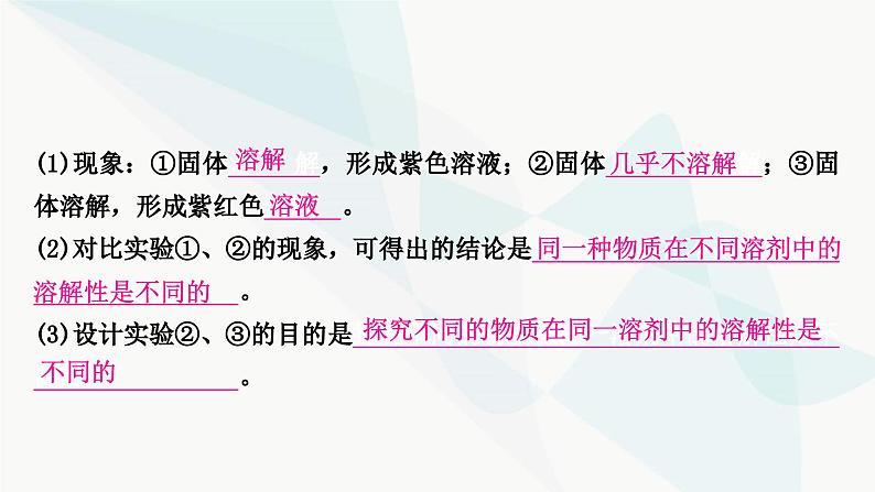 人教版中考化学复习第九单元溶液教学课件第6页