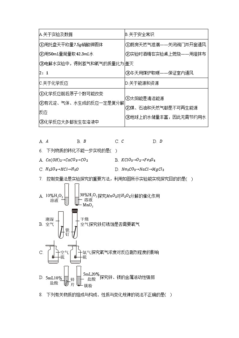 2023年宁夏银川市兴庆区景博学校中考化学二模试卷（含解析）02
