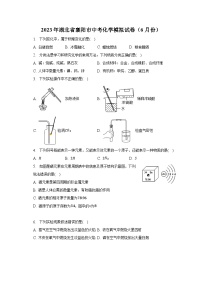 2023年湖北省襄阳市中考化学模拟试卷(6月份)(含解析)