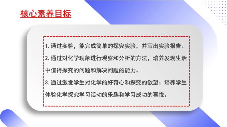 核心素养目标课题2《化学是一门以实验为基础的科学》课件PPT+教学设计+同步练习02