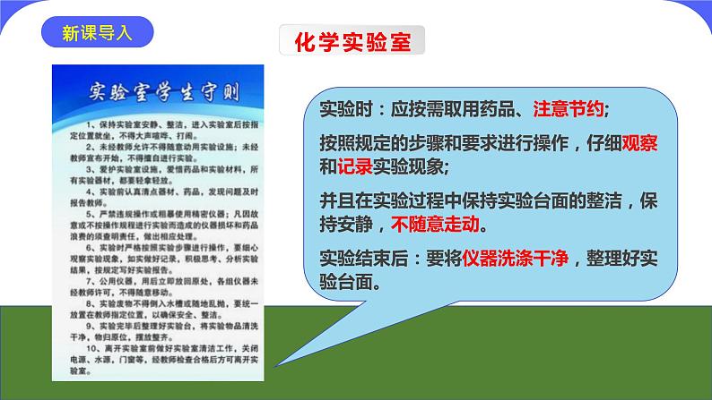 核心素养目标课题3《走进化学实验室》课件PPT+教学设计+同步练习04