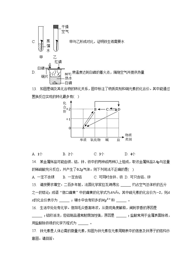 2023年河南省漯河市召陵区中考化学四模试卷（含解析）第3页