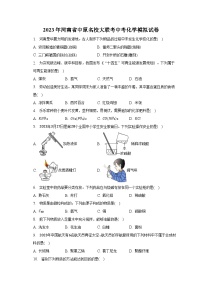 2023年河南省中原名校大联考中考化学模拟试卷（含解析）