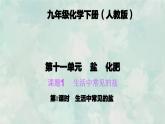 九年级化学人教下册习题课件11.1.1生活中常见的盐教学文档