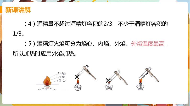 课时2  物质的加热 仪器的连接与玻璃仪器的洗涤第5页