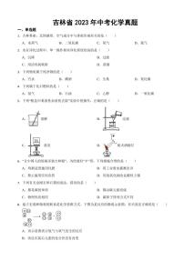 吉林省2023年中考化学真题(附参考答案)