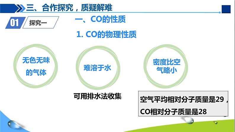 人教版初中化学九年级上册第六单元 课题3 二氧化碳和一氧化碳（第2课时）课件06