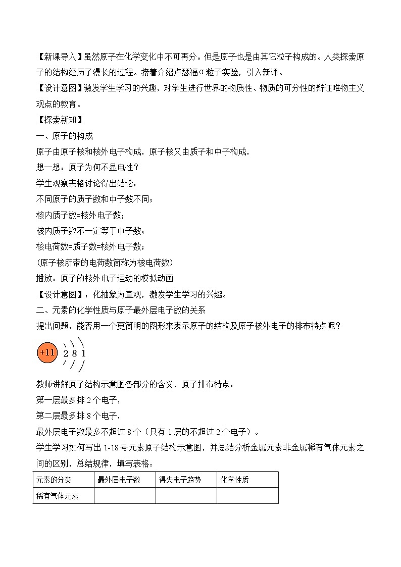 核心素养目标课题2《原子的结构》课件PPT+教学设计+同步练习02