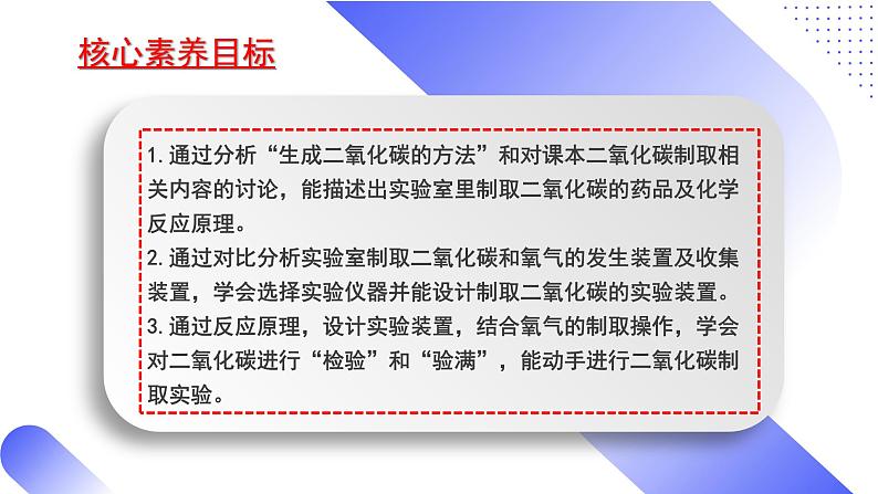 核心素养目标课题2《二氧化碳制取的研究》课件PPT+教学设计+同步练习02