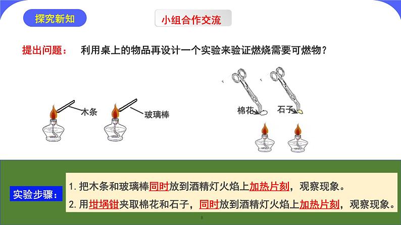 核心素养目标《实验活动3燃烧的条件》课件PPT+教学设计+同步练习08