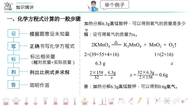 【同步讲义】人教版化学九年级上册--5.03 利用化学方程式的简单计算（PPT课件）08