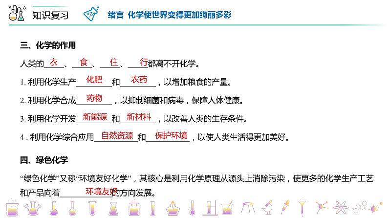 【同步讲义】人教版化学九年级上册--第一单元走进化学世界单元复习（PPT课件）03