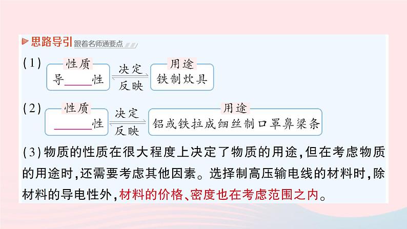 2023九年级化学下册第八单元金属和金属材料课题1金属材料作业课件新版新人教版第7页