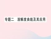 2023九年级化学下册第九单元溶液专题二溶解度曲线及其应用作业课件新版新人教版