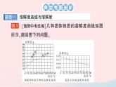 2023九年级化学下册第九单元溶液专题二溶解度曲线及其应用作业课件新版新人教版