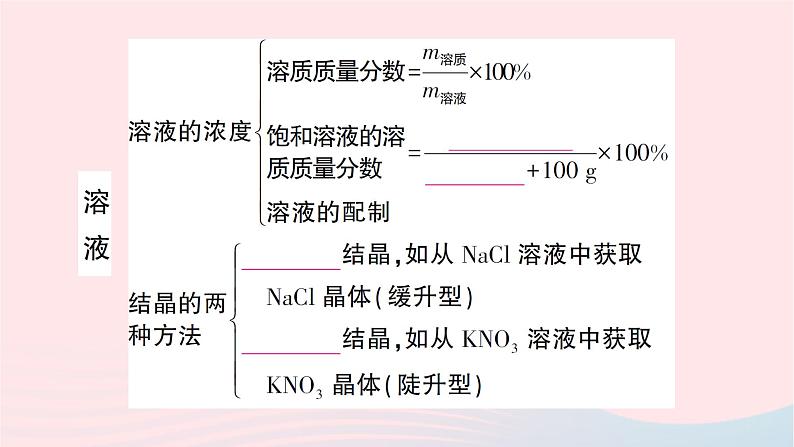 2023九年级化学下册第九单元溶液复习训练作业课件新版新人教版第4页