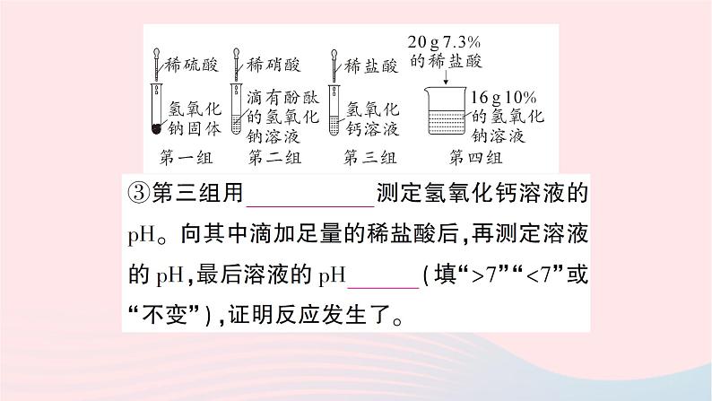 2023九年级化学下册第十单元酸和碱中考热点实验突破作业课件新版新人教版06