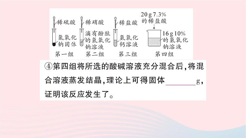 2023九年级化学下册第十单元酸和碱中考热点实验突破作业课件新版新人教版07