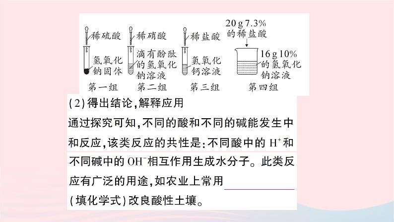 2023九年级化学下册第十单元酸和碱中考热点实验突破作业课件新版新人教版08