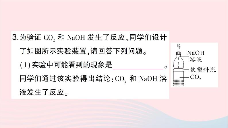 2023九年级化学下册第十单元酸和碱微专题验证CO2与NaOH反应的实验设计作业课件新版新人教版05