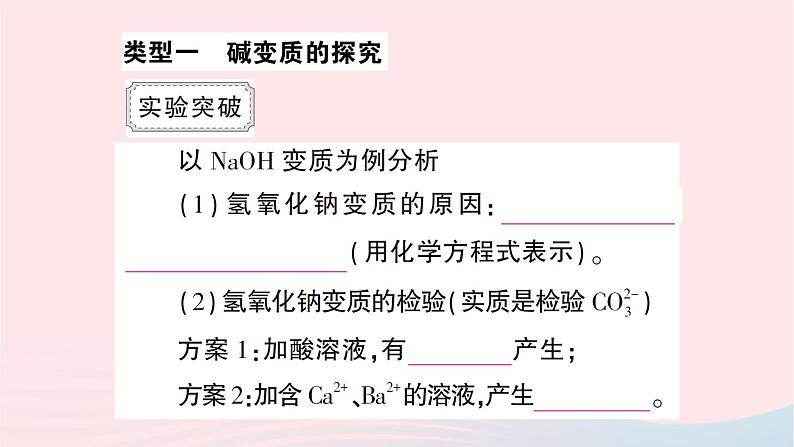 2023九年级化学下册第十一单元盐化肥中考热点实验突破作业课件新版新人教版第2页