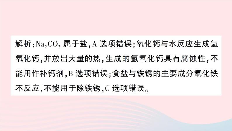 2023九年级化学下册第十一单元盐化肥单元复习提升作业课件新版新人教版06