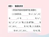 2023九年级化学下册第十一单元盐化肥滚动专题三物质的共存检验和鉴别作业课件新版新人教版