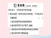2023九年级化学下册第十一单元盐化肥课题1生活中常见的盐第1课时几种生活中常见的盐作业课件新版新人教版
