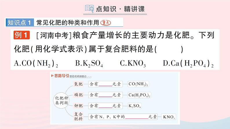 2023九年级化学下册第十一单元盐化肥课题2化学肥料作业课件新版新人教版第2页