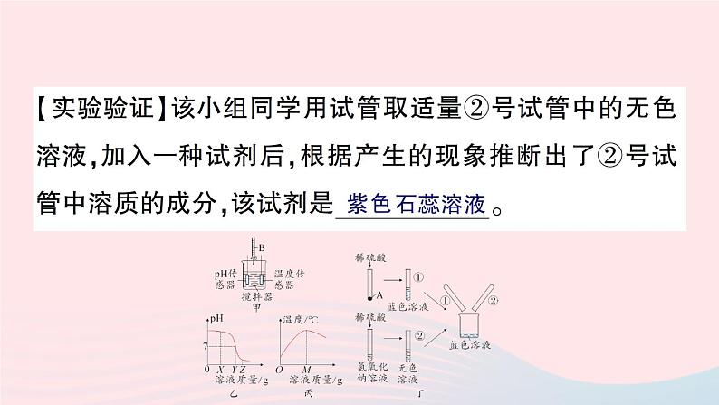 2023九年级化学下册第十单元酸和碱实验活动六酸碱的化学性质作业课件新版新人教版第5页