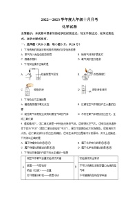 精品解析：湖北省武汉市蔡甸区幸福路中学2022-2023学年九年级上学期10月月考化学试题（原卷版）