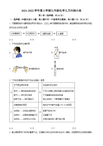 精品解析：湖北省武汉市江岸区七一华源中学2021-2022学年九年级上学期9月月考化学试题（原卷版）